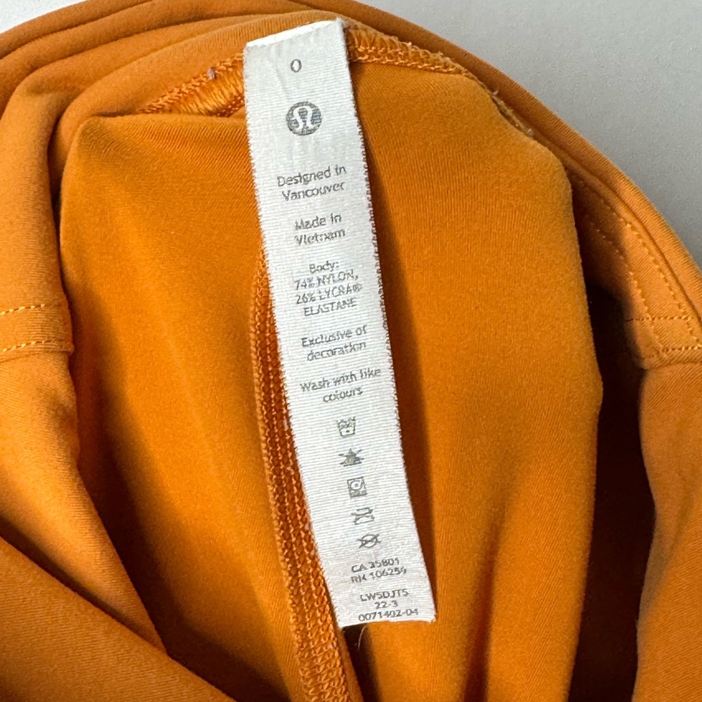 Lululemon Instill High-Rise Tight 25" Butternut Brown size 0 - Picture 10 of 11